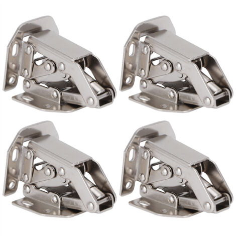 4Set Cabinet Hinges Bridge Shaped Door Hinge Kit for Cupboard Closet ...