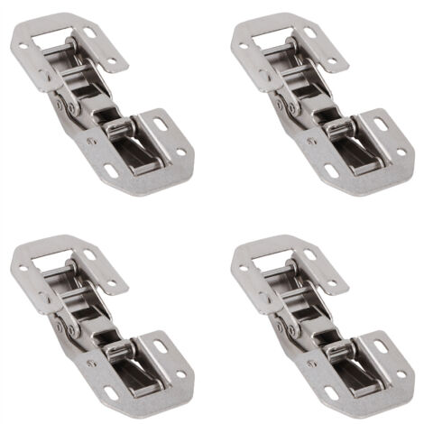 4Set Cabinet Hinges Bridge Shaped Door Hinge Kit for Cupboard Closet ...