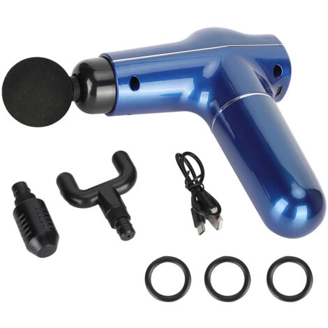 Mini Muscle Stimulator Body Relaxation Portable Muscle Massager Equipment with 3 Gears(Blue Metallic PaintUV Varnishing )