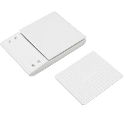 Digital Kitchen Scale 0.1g High Accuracy Battery Powered Electronic Jewelry Scale for Food Ingredients White (1/5)