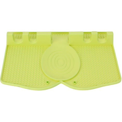 Silicone Utensil Rest Heat Resistant Non Slip Silicone Utensil Holder with Drip Pad for Kitchen Utensil Spoons Tongs Light Green (1/5)