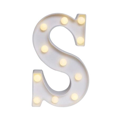 LED 26 Alphabet Letter Number Lights Ampersand Symbol Love Heart Light Up Sign Lamp For Love Wedding Home Party Holiday Bar Decoration (1/5)