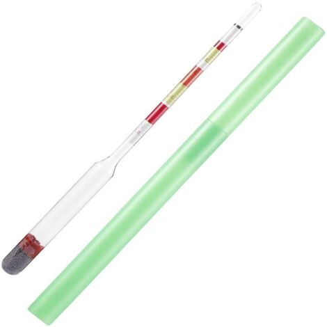 3 Scale Hydrometer Alcohol Brix Meter 3 in 1 Densimeter for Wine Beer (1/5)