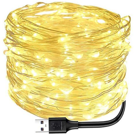 Fairy Lights USB Powered String Lights Holiday Lights Fairy String Lights for Party Wedding Festival Bedroom Table Decoration (1/5)