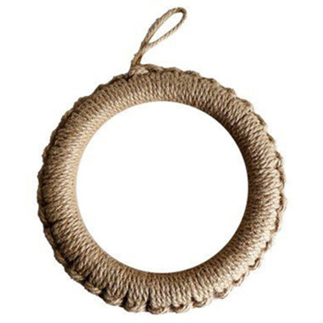 Insulated Coaster Ring Heat Resistance Linen Weaving Insulation Pad for Hot Pot Cup L (1/5)
