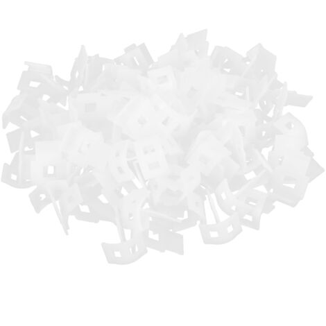 100PCS Ceramic Tile Leveling System Floor Leveler Locator Tool Spacers Tile Construction Tool (1/5)