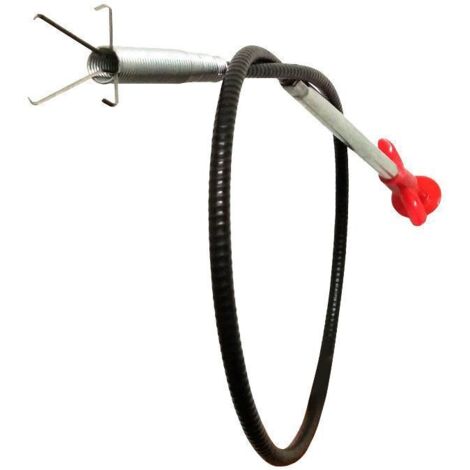Flexible Sink Grabber Reacher Picker with 4 Claws Sewer Dredging Drain Clog Remove Tool for Home Kitchen Toilet Litter 0.6m/1.97ft (1/5)