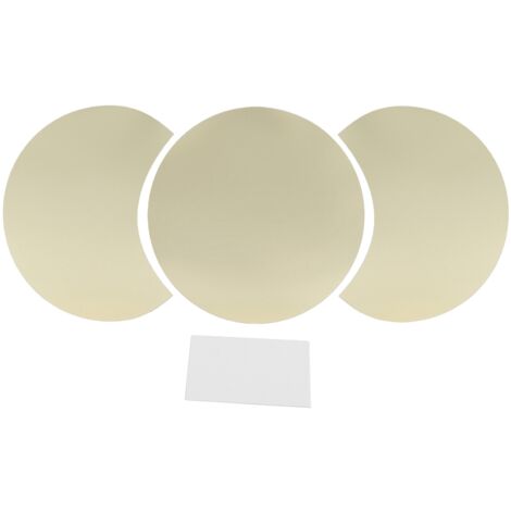 Round Mirror Wall Sticker DIY Wall Decal for Home Living Room TV Background Bedroom DecorGold (1/5)