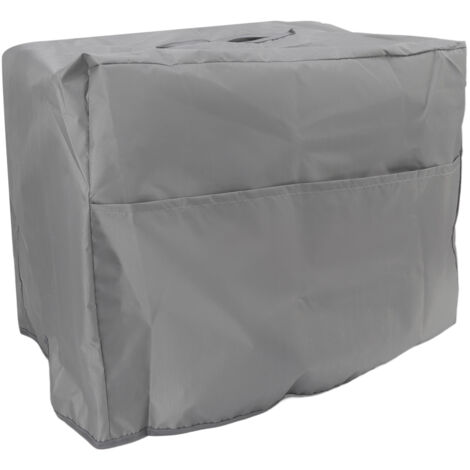 Welding Machine Canopy Waterproof 190T Silver Plated Polyester Taffeta UV Proof Welder Dust Cover for Garden Balcony 47x28x37cm/18.5x11.0x14.6in Grey (1/5)