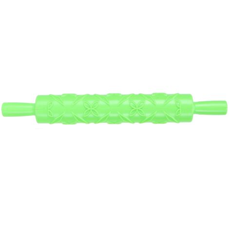 Fondant Cake Rolling Pin Embossing Roller Bakery Cookies Pastry Decorating ToolsSalix Leaf (1/5)