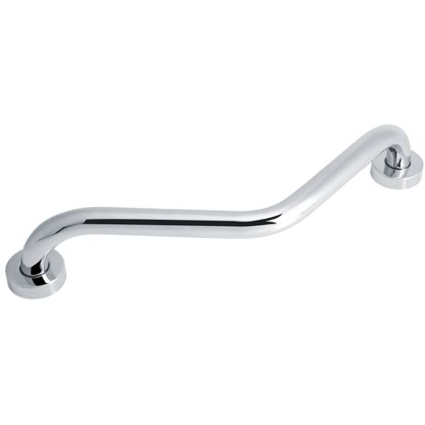 Stainless Steel Bathtub Arm Safety Handle Bath Shower Grab Tub Bar (1/5)