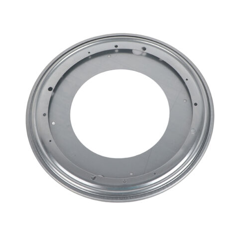 12inch Round Shape Galvanized Turntable Rotating Swivel Plate Kitchen Display Table Hardware (1/5)