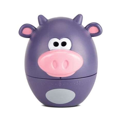Cute Cartoon Kitchen Timer Mechanical 55 Minutes Cooking Supplies (1/5)