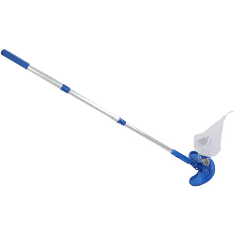 Pool Vacuum Suction Tool with Brush Portable Telescopic Rod Plastic Pool Vacuum Jet Cleaner for Spa Center Fountain European Standard (1/5)