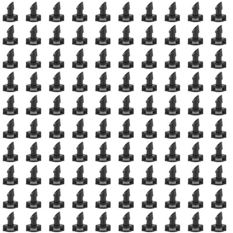 100PCS 360 Degree Misting Nozzle Sprinkler Head Irrigation System for Garden Flowers Orchard (1/5)