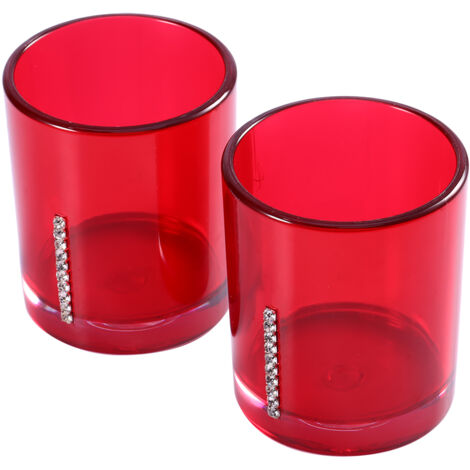5PC/Set Acrylic Bathroom Accessories Bath Cup Bottle Toothbrush Holder Soap Dish (1/5)