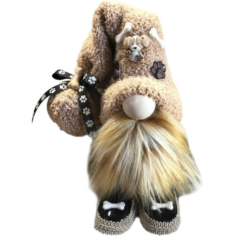 Holiday Gnome Plush Doll Tiered Tray Decorative Dolls Handmade Stuffed Gnome Doll Home Decoration (1/5)