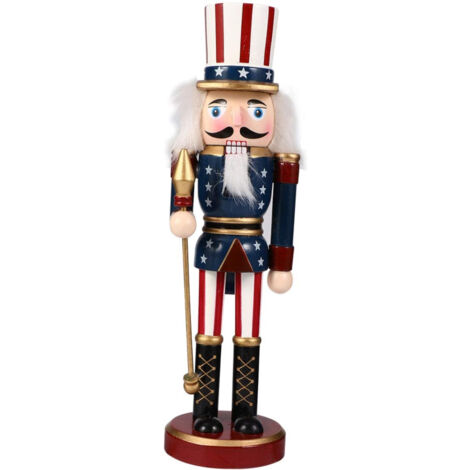 25CM Fairy Tale Figure Figurine Wooden Craft Ornaments Table Desktop Collectible Decor Christmas New Year Decorations Gifts (1/5)