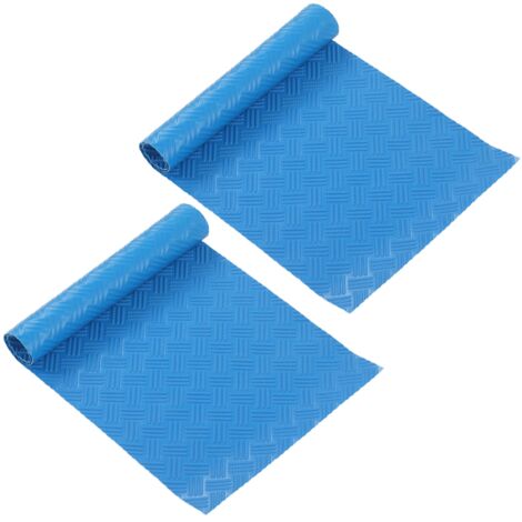 2Pcs Swimming Pool Ladder Mat Rubber Protective Floor Step Pad 60x24x0.1cm Set Kit (1/5)