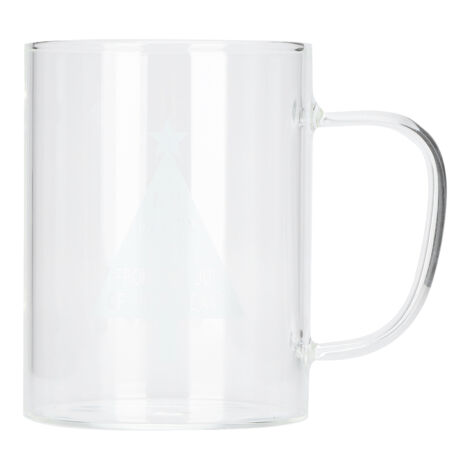 350ml Transparent Milk Cup Coffee Mug Tea Glass Drinkware with Handle for Kitchen SuppliesPine (1/5)