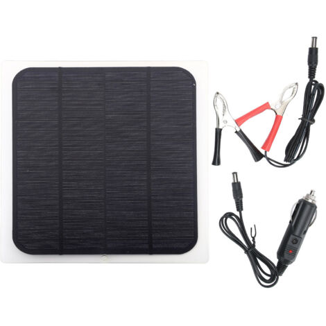 5W 12V Multifunctional Solar Panel Outdoor Mobile Power for Automobile Storage Battery Charging (1/5)