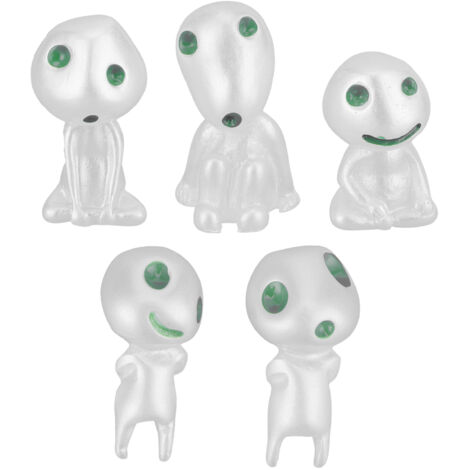 5Pcs Luminous Small Ornaments Outdoor Lawn Decoration Garden Statues for Courtyard Balcony Decor (1/5)
