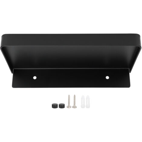 Bathroom Phone Holder Wall Mounted Thick Phone Storage Shelf Toilet Accessory 185x90mmBlack (1/5)