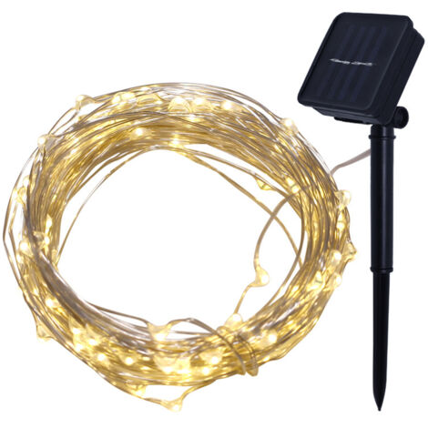 Solar Powered String Lights Fairy String Light for Outdoor Wedding Party Seasonal Decorations (1/5)