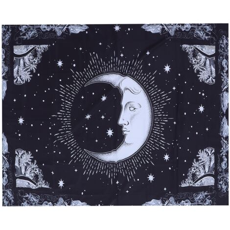 Wall Hanging Tapestry MoonPattern Background Decoration for Living Room Bedroom(200x150cm ) (1/5)