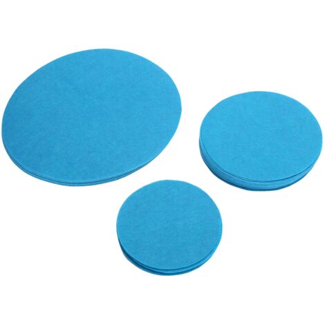 Felt Dish Protection Pad Bowl Anti Friction Pad Pot Stacking Food Plate Divider Separator Protectors(Lake Green 48PCS) (1/5)