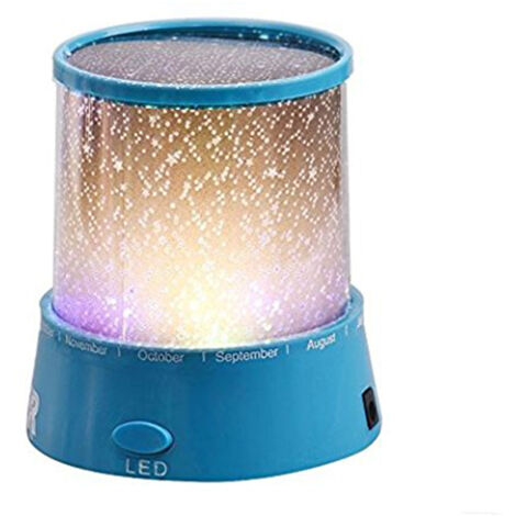 Romantic LED Night Sky Projector Lamp Kids Gift Star Light Novelty Lamp USB Lamp (1/5)