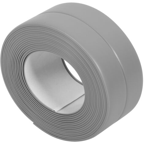 Self Adhesive Bath And Wall Sealing Strip Sink Basin Edge Trim Kitchen (3 Grey 38mm x 3.2m) (1/3)