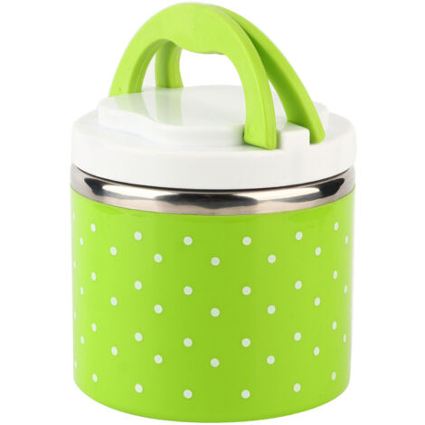 1 Layer Stainless Steel Insulation Thermo Thermal Lunch Box Food Container Hot