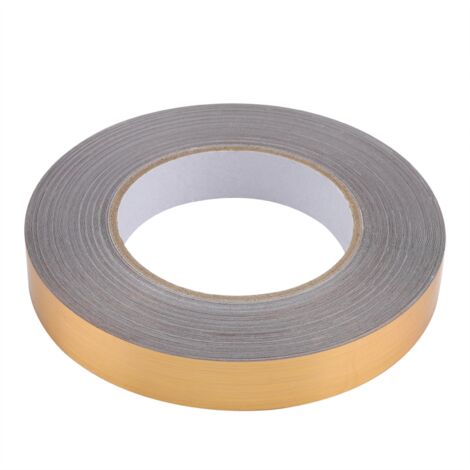 PET Room Floor Crevice Line Sticker Self Adhesive Ground Corner Tile Decor (2cm50m Gold) (1/5)