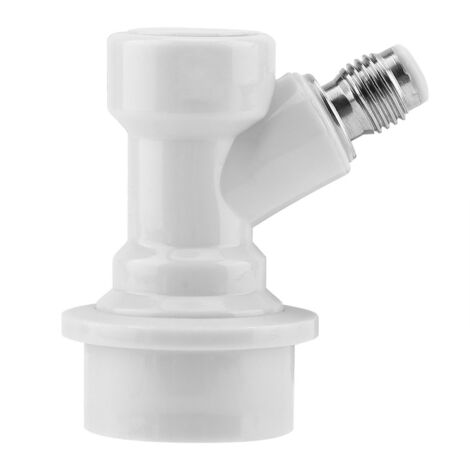 Ball Lock Disconnects Kit for Homebrew Beer Soda Corny Keg Liquid Connectors(White) (1/5)