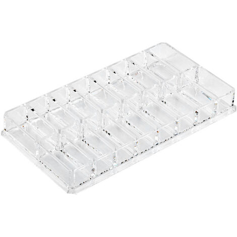 16 Grid Transparent Acrylic Larger Compact Organizer Power Eyebrow Powder Holder Store Box (1/5)