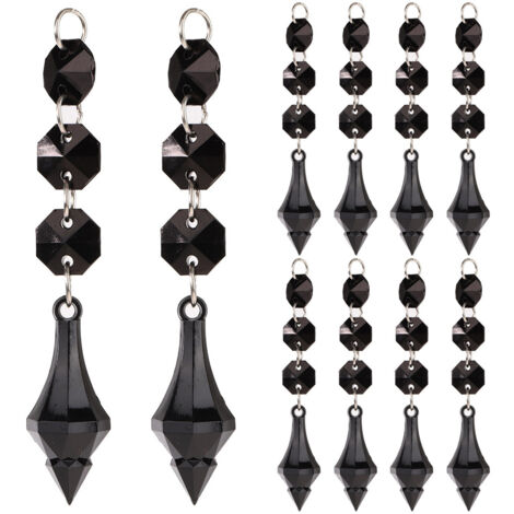 DIY Transparent Acrylic Ball Bead Hanging Pendant Decoration Ornament Accessory (M) (1/3)