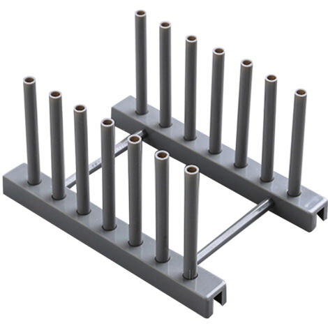 1Pc Removable Dish Plate Drying Rack Draining Board Stand Holder for Kitchen Supplies(Grey)