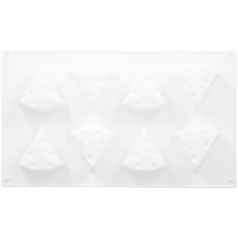 8 Cavity Cheese Cake Silicone Mold DIY Baking NonStick Mousse Chocolate Cookies Pastry Dessert Mould (1/5)