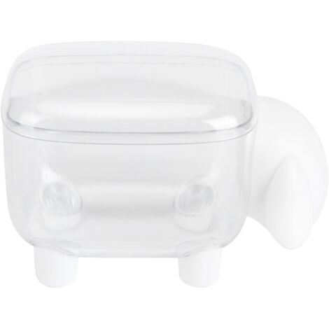Cute Cartoon Stationery Cotton Swab Makeup Cotton Storage Box Holder Organizer (White Sheep) (1/5)