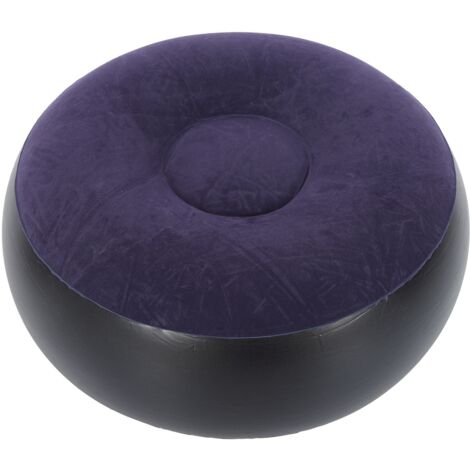 Portable Outdoor Camping Chair Inflatable Flocking Stool Footrest for Home Office Travel (1/5)
