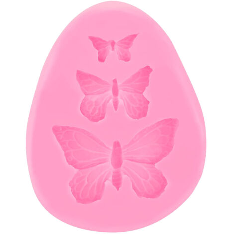 Butterfly Shape Silicone Cake Fondant Chocolate Molds Decorating Tool (1/5)