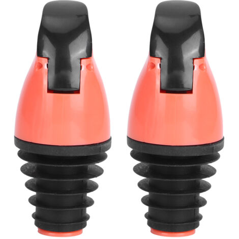 Oil Bottle Pour Spout Stopper Dispenser for Wine Soy Sauce Vinegar Bottles Kitchen UtensilsOrange Red (1/5)