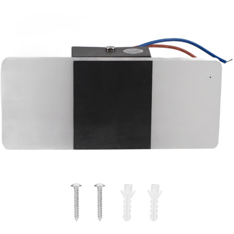 LED Acrylic Indoor Room Wall Mounted Sconce Light Bed Night Lamp (Warm Light & Black S) (1/5)
