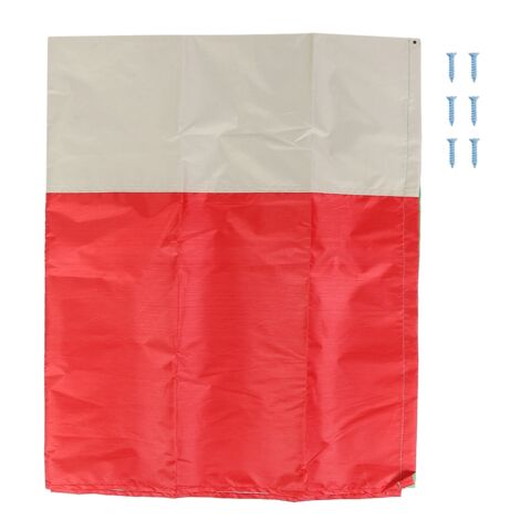 132x226cm 210D Oxford Cloth Outdoor Garden Awning Roof Cover Swing Canopy Garden Accessories(Green Beige Red ) (1/5)