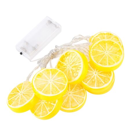 1.5m 10LED String Light Garden Christmas Lamp Holiday Party Decoration(Lemon) (1/5)
