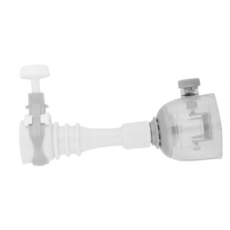 Movable Water Saving Extension Faucet Splash proof Kitchen Valve Spray Gray 13cm (1/5)
