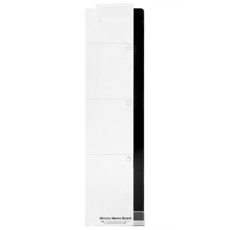 Computer Screen Monitor Memo Board Acrylic Message Memo Boards Sticky Reminder(Left) (1/5)