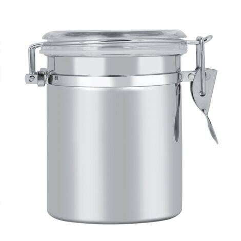 Stainless Steel Coffee Canister Food Storage Jar Tea Sugar Milk Powder Container (1011cm) (1/5)
