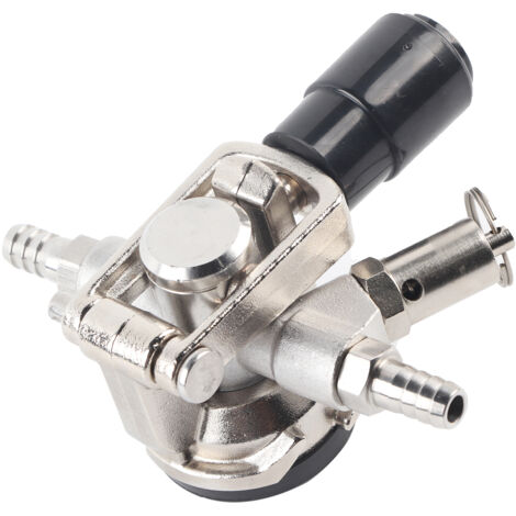 D Type Stainless Steel Beer Keg Coupler Keg Dispenser Equipment with Pressure Reducing Valve (1/5)